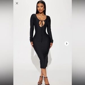Black Midi Dress